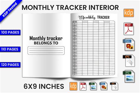 Image result for Month Tracking Log
