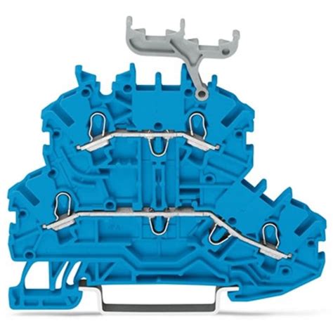 2000-2234 WAGO | WAGO 2000-2234 TOPJOB S Series Blue, 1mm², 2-Level ...