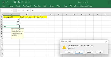 How to Validate in Excel 的图像结果