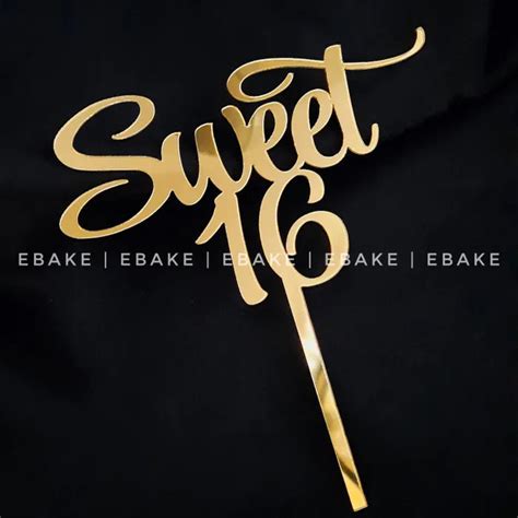 Sweet 16 Cake Topper – EBAKE