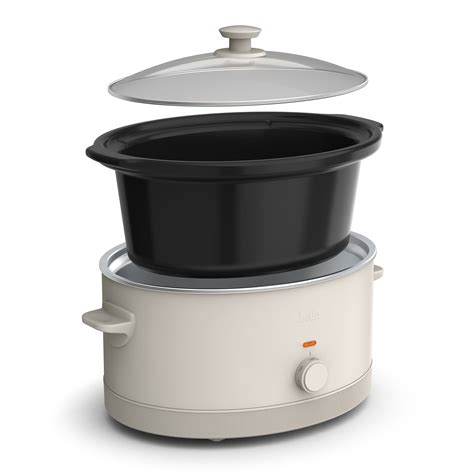 bella 6-Quart Manual Slow Cooker - Easy-to-Use Crock Pot for Stews ...