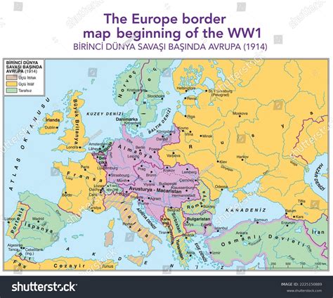 World War 1 Map Of World
