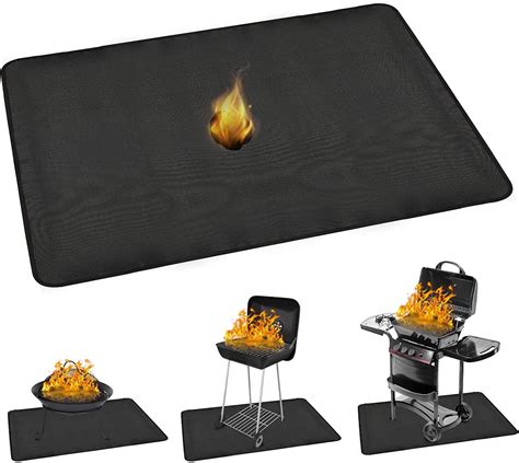 Grill Mats for Outdoor Grill，Lightweight Washable Floor Mat to Protect ...