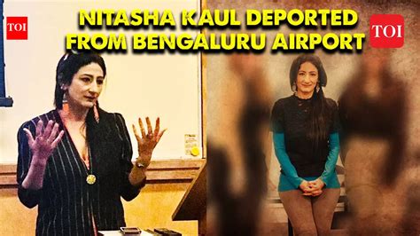 'Orders from Delhi': London-based writer Nitasha Kaul detained at ...