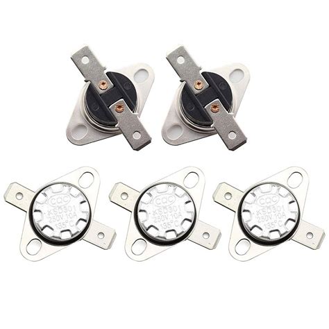 EDTara 5 Pieces KSD301 250V 10A Normally Closed NC Thermostat ...