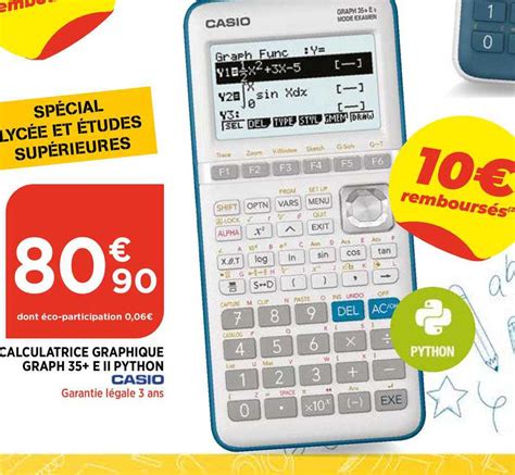 Python Casio Graph 35 E 的图像结果