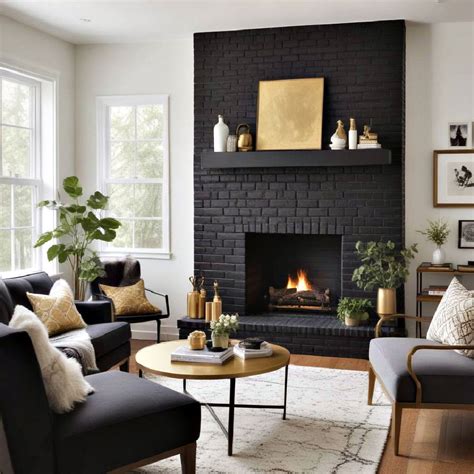 40 Painted Brick Fireplace Ideas That Make a Statement