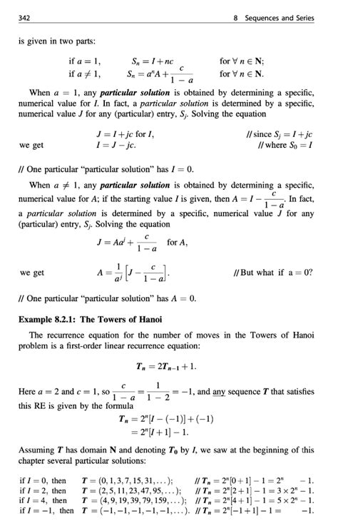 Image result for First Order Linear Recurrence Relation Theorem 9.1