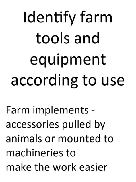 Image result for Sorting Farm Tools