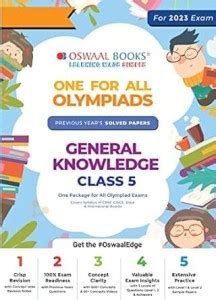 One For All Olympiad Previous Years' Solved Papers, Class-5 GK Book ...