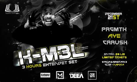 Teoria Perfekta X K-M3L (3 HRS Extendet Set), PRGMTK / AYE / CRRUSH ...