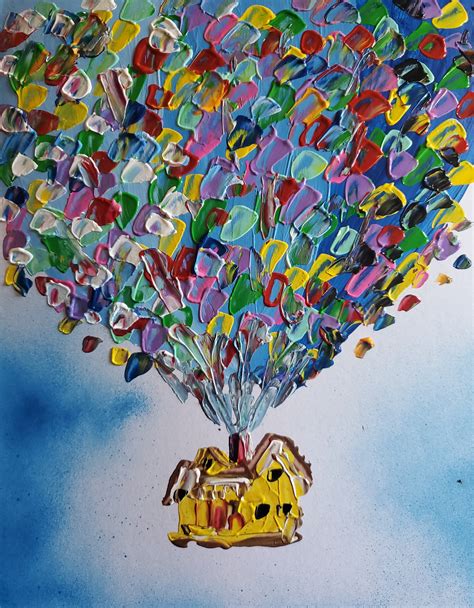 Up House Balloon House Disney Pixar 11x14 – harrart