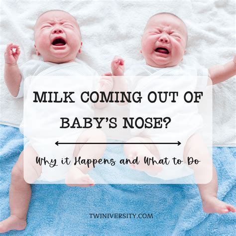 Baby Spits Up Milk Through Nose at Jessica Laurantus blog