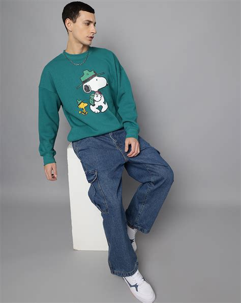 Snoopy Oversized Sweatshirt Men – Free Authority