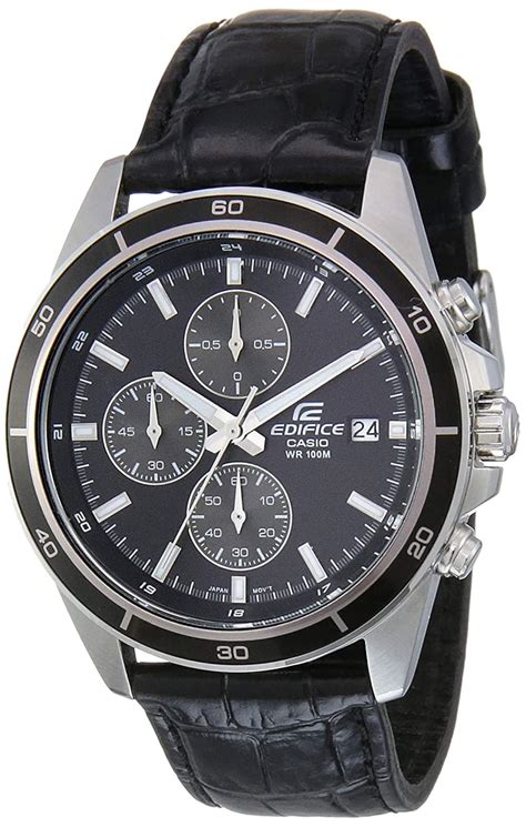 Casio Edifice Chronograph Black Dial Men's Watch - EFR-526L-1AVUDF ...