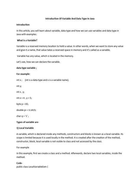 Image result for Java Declaration