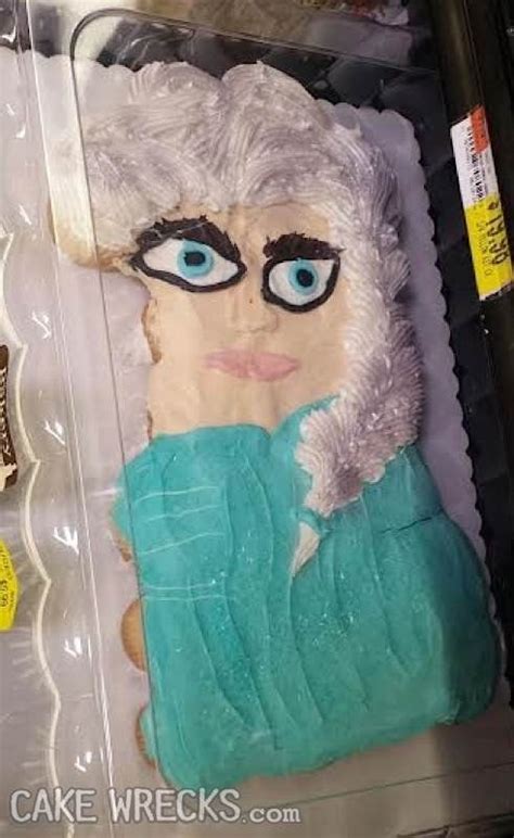 Image result for Elsa Cake Fail