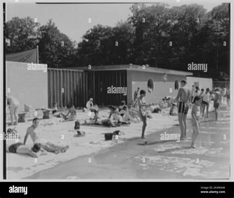 Saxon Woods Bathing Pool, White Plains, New York Stock Photo - Alamy