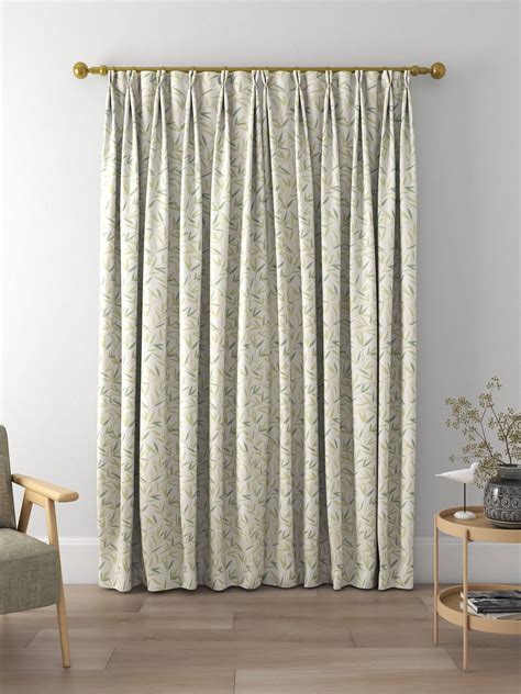 Laura Ashley Willow Leaf Made to Measure Curtains or Roman Blind, Hedgerow