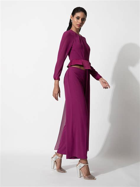 Asymmetrical Peplum Top – WAREHOUSE