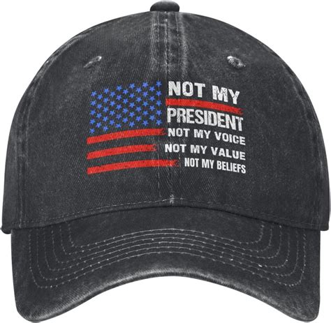 Anti Trump hat Not My President Not My Value Voice Beliefs Choice Low ...