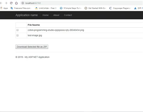 Image result for Project Pack Up Files Using by Asp.net MVC