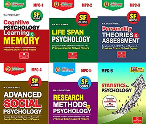 Buy IGNOU MA In Psychology 1st Year MPC-1,MPC-2.MPC-3!MPC-4.MPC-5.MPC-6 ...