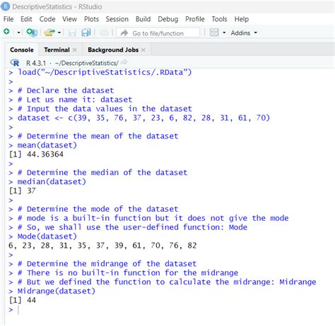 Image result for R Statistics Example