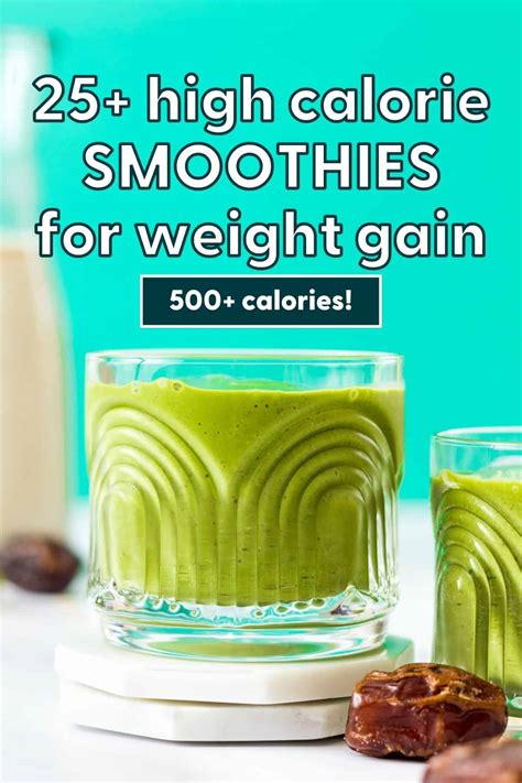 25+ High Calorie Smoothies for Weight Gain - Home-Cooked Roots