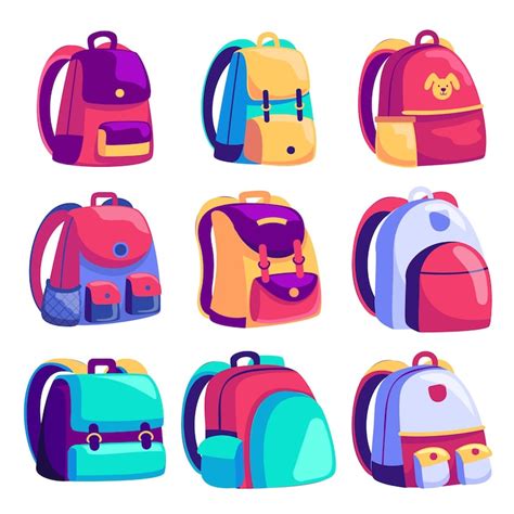 School bag cartoon Images - Free Download on Freepik