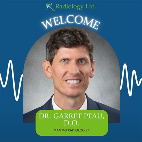 We have a new mammo radiologist! Here are some fun facts about Dr. Pfau. | Radiology Ltd.