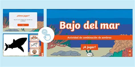 Juego interactivo: ¡Adivina la sombra! - Bajo del mar