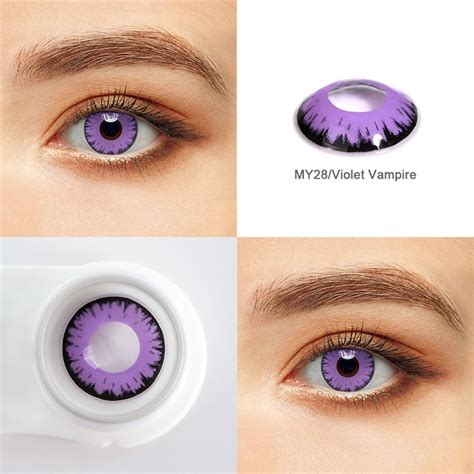 Demon Slayer Anime Cosplay Color Contact Lenses-nezuko Pink -autoeuro ...