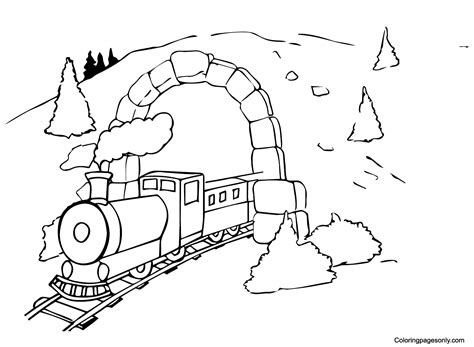 Printable Polar Express Coloring Pages - Printable Free Templates