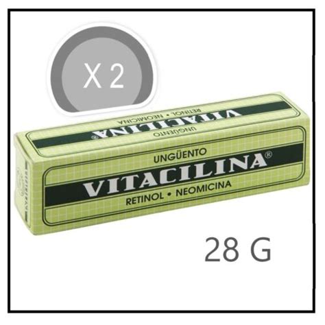 Buy X2 Vitacilina Ointment 28g Ea Unguento Alivia Acne Y Quemaduras ...
