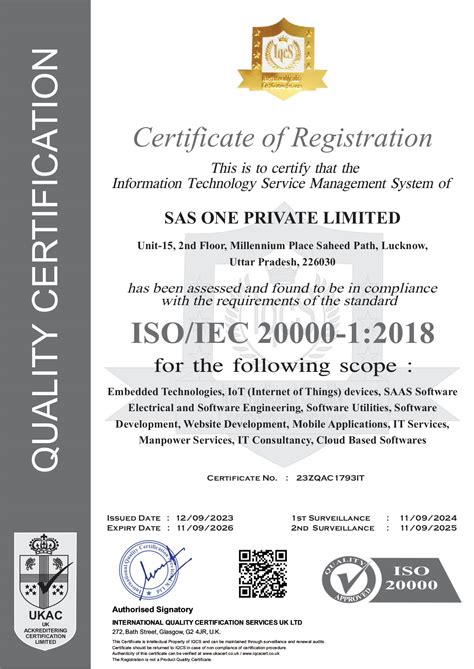 Quality Assurance | SAS ONE