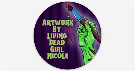 Artwork By Living Dead Girl Nicole Magnets by Living Dead Girl Nicole ...