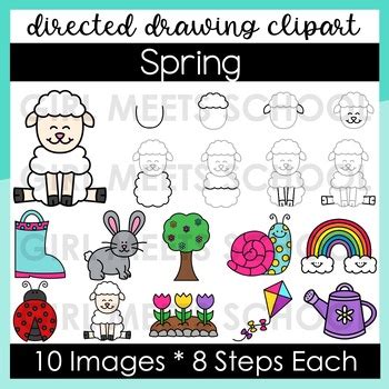 Image result for Spring Directed Drawing