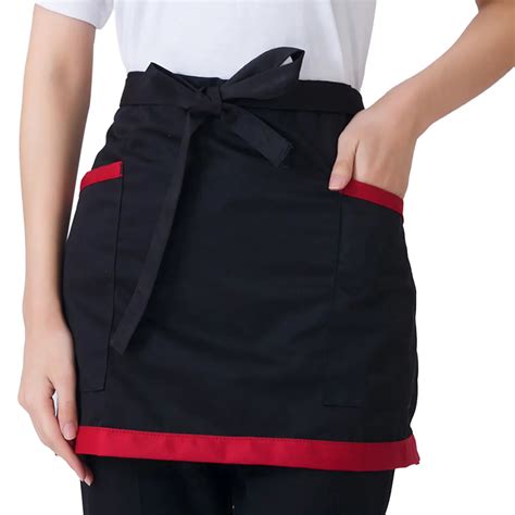 2 Pocket Waist Aprons For Waitress Restaurant, Bar, Cafe pack Of 4 ...