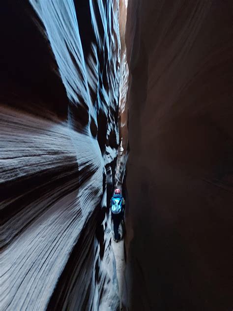 Blue John Canyon Squeeze Fork : r/canyoneering