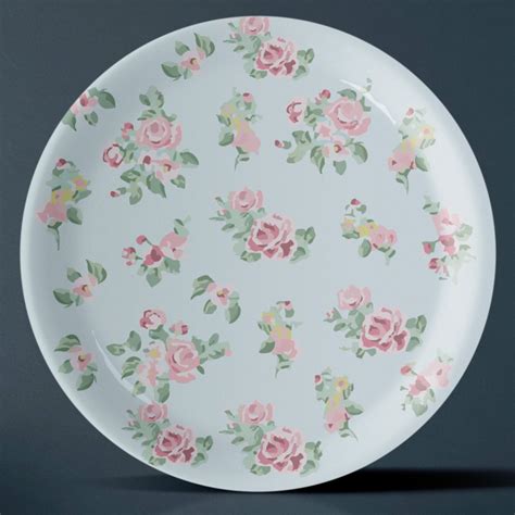 Victorian Floral Printed Wall Plates Set of 5 – Nestroots