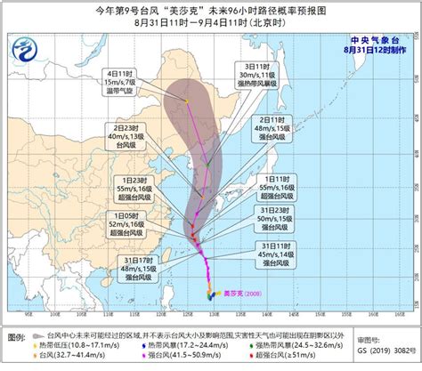 2020第9号台风美莎克路径图最新消息（持续更新）- 沈阳本地宝