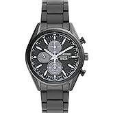 Seiko Analog Black Dial Men's Watch-SSC573P1 Stainless Steel, Black ...