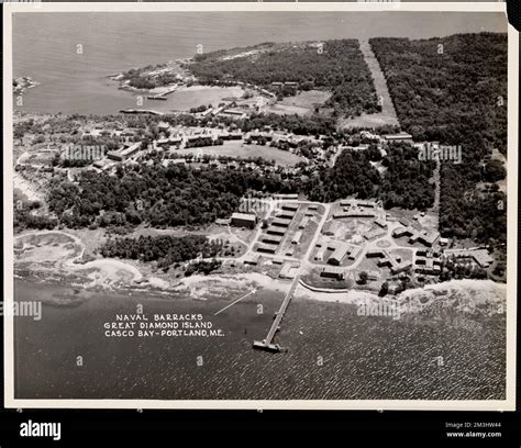 Naval Barracks, Great Diamond Island, Casco Bay, Portland, ME , Harbors ...