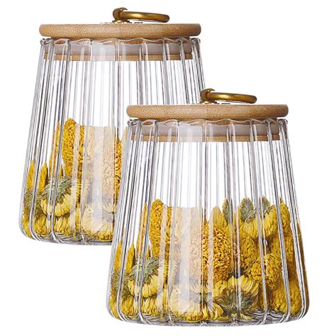 P-PLUS INTERNATIONAL 700ml Glass Storage Jar for Snacks, Dry Food ...