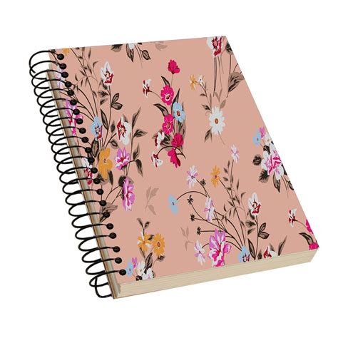 Vratim® Spiral Bound Notebook, Plain Notebook, Size : A5 | Floral ...