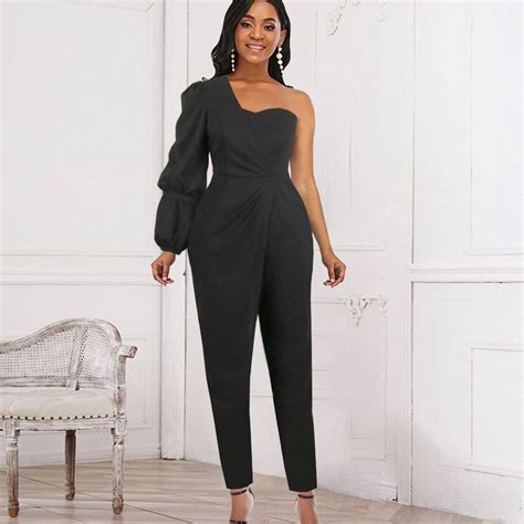 Tiara One Off Shoulder Jumpsuit