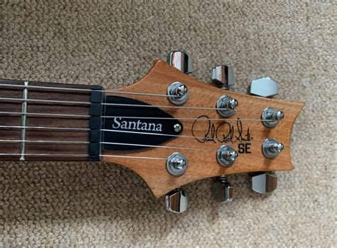 PRS SE SANTANA SIGNATURE ELECTRIC GUITAR IN SANTANA YELLOW - Rock Stock ...