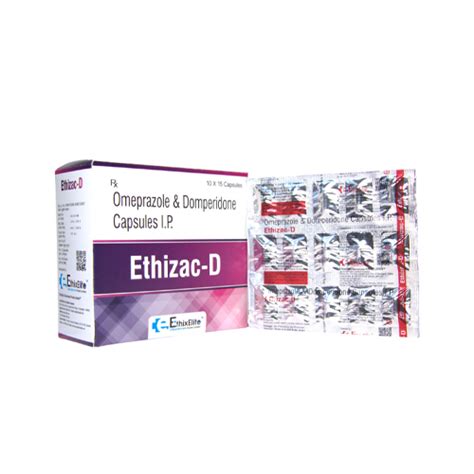 Ethizac d - Omeprazole & Domperidone Capsules I.P - EthixElite ...