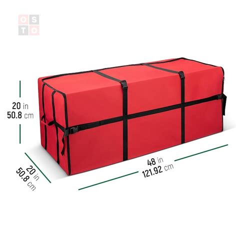 OSTO 20-in W x 20-in H Red Collapsible Christmas Tree Storage Bag (For ...